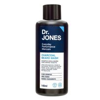 Shampoo Para Barba Dr. Jones Charcoal Beard Wash Carvão Vegetal 140ml
