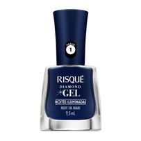 Esmalte Risqué Diamond Gel Noites Iluminadas Nigth Em Miami 9,5ml