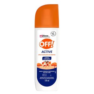 Repelente Spray Off Active Longa Duração 170ml