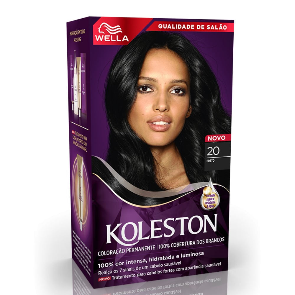 Tintura Wella Koleston 20 - Preto