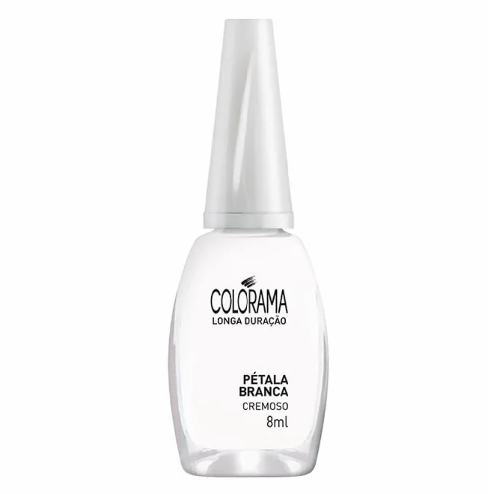 Esmalte Colorama Cremoso Pétala Branca Nú 8ml