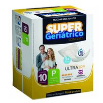 Fralda Super Geriátrico Confort Tamanho P 10 unidades