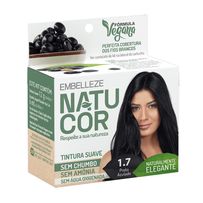 Tintura Embelleze Natucor 1.7 - Preto Azulado