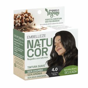 Tintura Embelleze Natucor 4.0 - Castanho Médio
