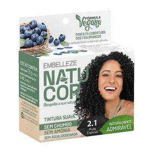 Tintura Embelleze Natucor 2.1 - Preto Especial
