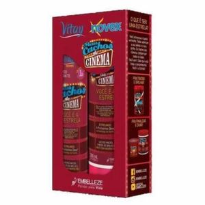 Kit Novex Vitay Meus Cachos De Cinema Shampoo 300ml + Tratamento Condicionante 300ml