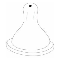 Bico De Mamadeira Kuka Big Universal 100% Silicone 1 Unidade