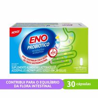 Suplemento Alimentar Eno Probiótico para Saúde Gastrointestinal 30 cápsulas