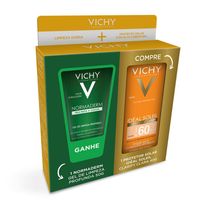 Kit Vichy Gel De Limpeza Profunda Normaderm 50g + Protetor Solar Facial Idéal Soleil Clarify Clara FPS60 40g