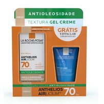 Kit La Roche Posay Protetor Solar Anthelios Airlicium FPS70 Cor 2.0 40g + Gel de limpeza Profunda Effaclar Concentrado 50g