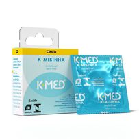 Preservativo K-Med K-Misinha Invisível 3 Unidades