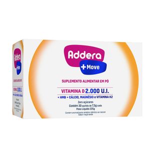 Suplemento Alimentar Addera + Move 2000UI 30 Sachês 7,5g Cada