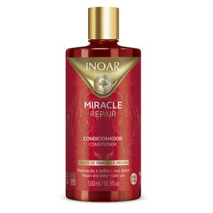 Condicionador Inoar Miracle Repair Óleos De Marula e Argan 500ml