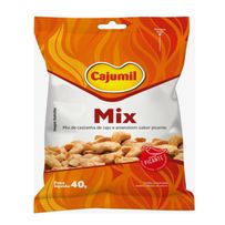 Mix Cajumil Castanha de Caju e Amendoim Sabor Picante 40g