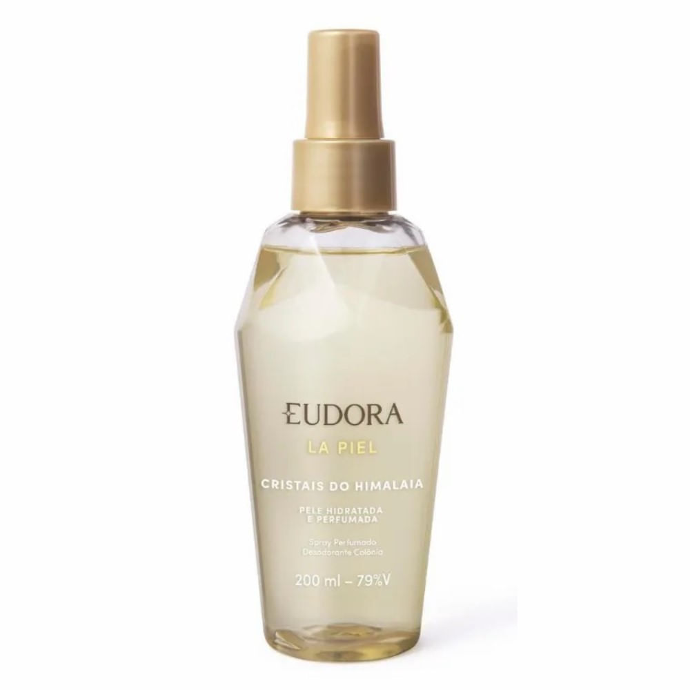 Spray Perfumado Desodorante Colônia Corporal Eudora La Piel Cristais Do Himalaia 200ml