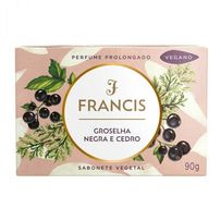 Sabonete Em Barra Francis Groselha Negra e Cedro 90g