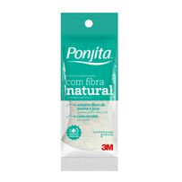 Esponja De Banho Ponjita Com Fibra Natural 1 Unidade