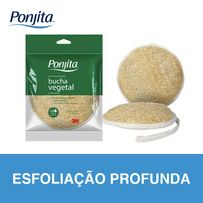 Esponja De Banho Ponjita Bucha Vegetal 1 Unidade