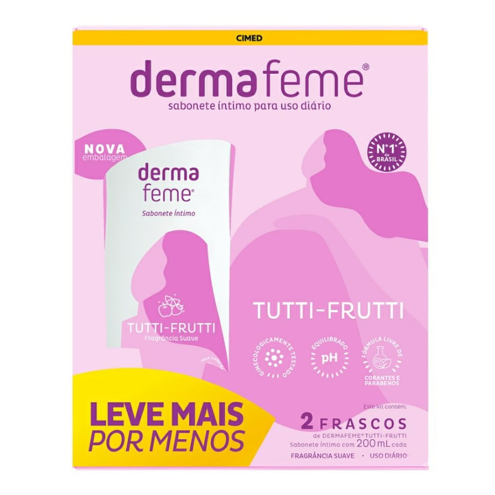 Sabonete Líquido Íntimo Calmante Dermafeme Calm 100ml – Cimed