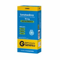 Loratadina 10mg Cimed 12 Comprimidos