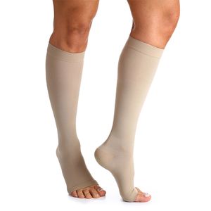 Meia 3/4 Panturrilha Sigvaris Essencial Select Comfort Premium 20-30mmHg Natural P 1 Par