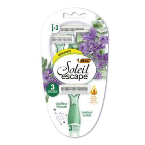 Aparelho De Depilar Bic Soleil Escape Lavanda 1 Unidade + 3 Carga