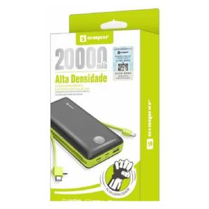 Carregador Portátil Power Bank Sumexr Com Cabo SX 959 20.000MAH 1 Unidade