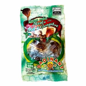 Bala Dadinany Menta, Mel e Gengibre 50g
