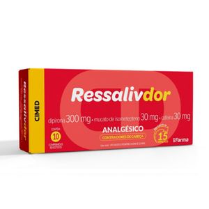 Ressalivdor 300mg + 30mg + 30mg Cimed 10 Comprimidos