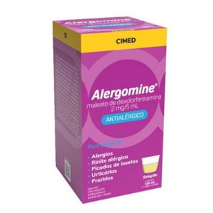 Alergomine 2mg/5ml Cimed Uso Oral 120ml