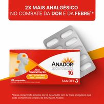 Anador 1g Sanofi 20 Comprimidos