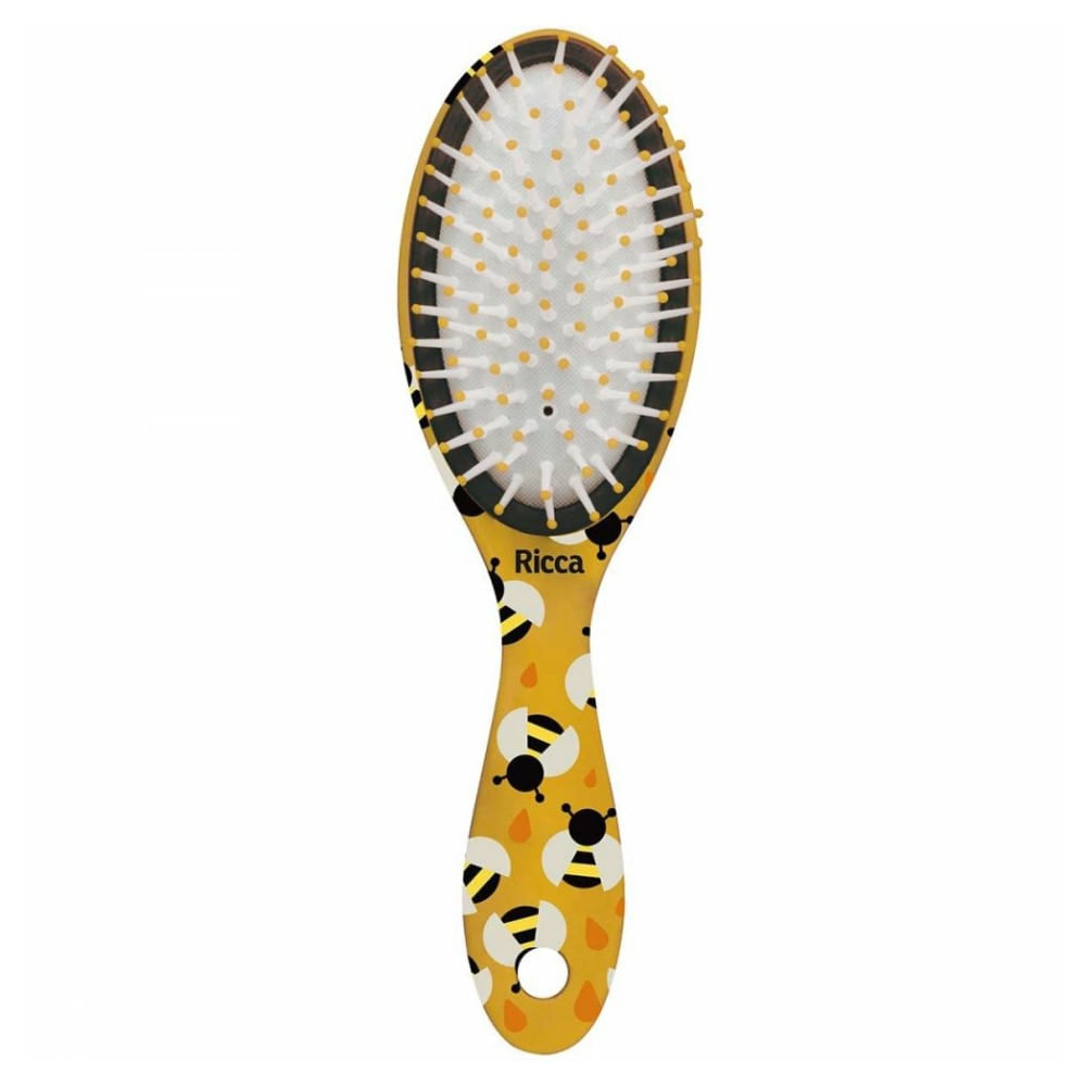 Escova de Cabelo Ricca Colors Kids Beez Sortida 1 Unidade