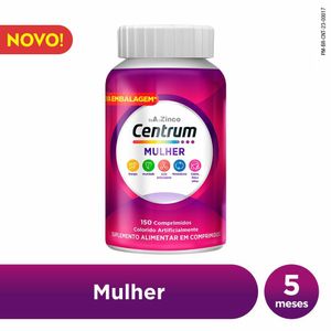 Suplemento Alimentar Centrum Mulher 150 Comprimidos