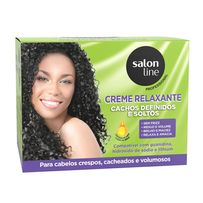 Creme De Relaxamento Salon Line Cachos Definidos E Soltos Kit