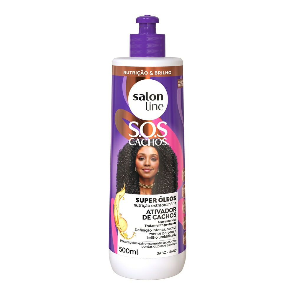 Ativador de Cachos Salon Line SOS Cachos Super Óleos 500ml