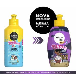 Creme para Pentear Salon Line #Todecachinho Kids Aventura no Banho 300ml