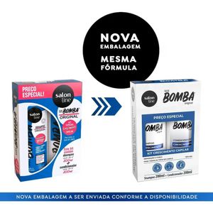 Kit Salon Line SOS Bomba Original Shampoo 200ml + Condicionador 200ml