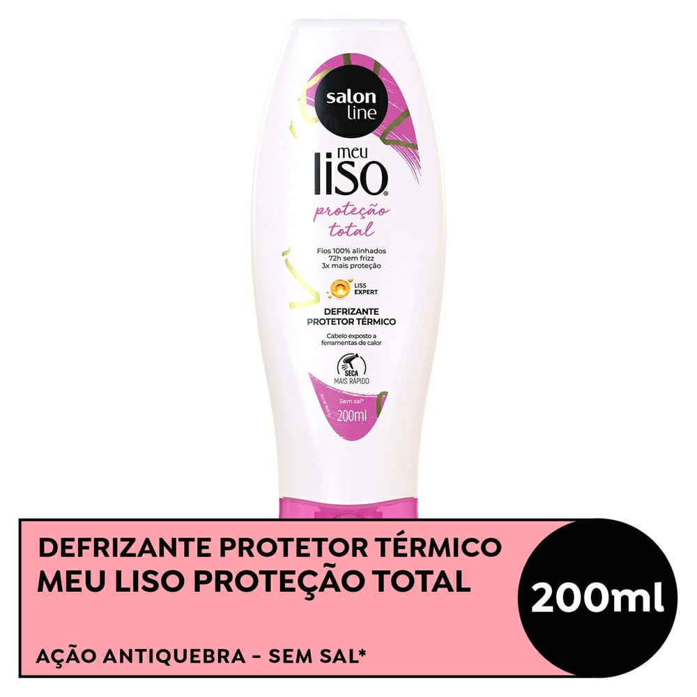  Linha Tratamento (Meu Liso) Salon Line - Defrizante