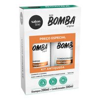Kit Salon Line SOS Bomba Antiqueda Shampoo 200ml + Condicionador 200ml
