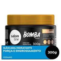 Máscara Hidratante Salon Line SOS Bomba Original Força e Engrossamento 300g