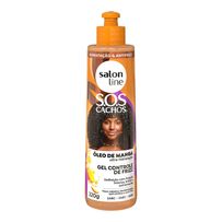 Gel Controle de Frizz Salon Line SOS Cachos Óleo de Manga 320ml