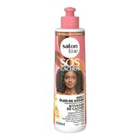 Ativador de Cachos Salon Line SOS Cachos Mel e Óleo de Argan Restauração Extrema 300ml