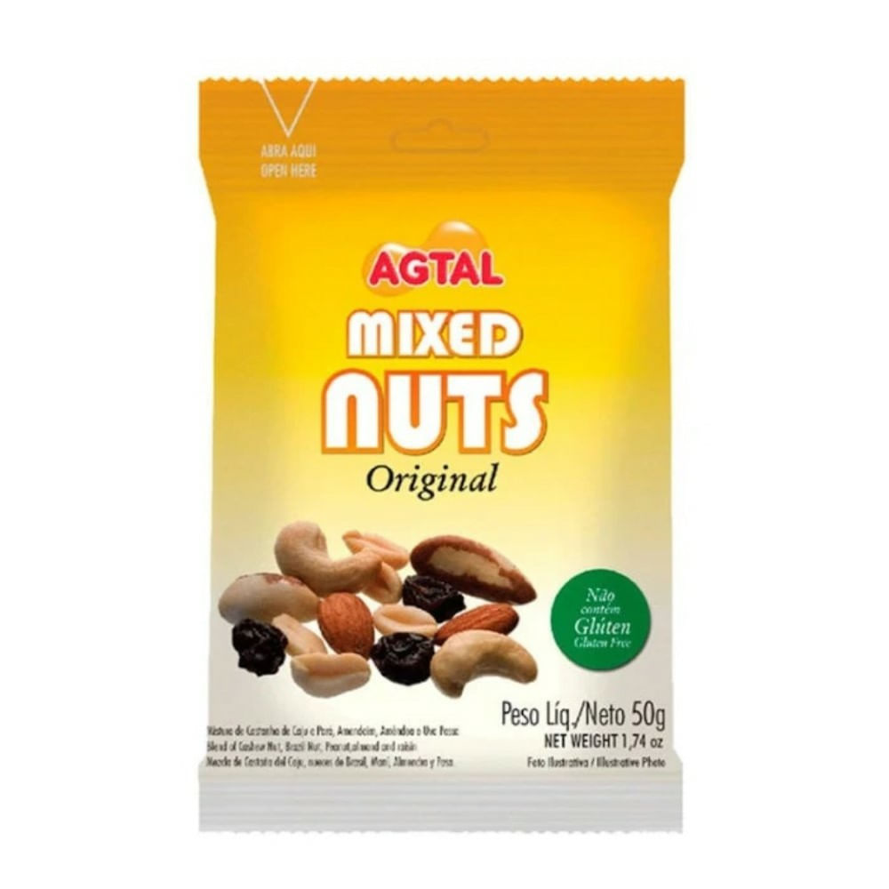 Mixed Nuts Original Agtal 50g