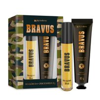 Kit Phytoderm Bravus Deo Colônia Mini 30ml + Creme de Barbear 80g