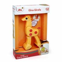 Brinquedo Elka Gina girafa com Fricção 12m+