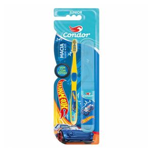 Escova Dental Condor Hot Wheels Junior Com 1 Unidade