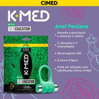 Anel Peniano K-Med K-Toys Sex Education 1 Unidade