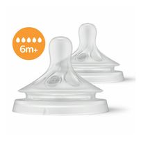 Bico de Mamadeira Avent Pétala 3.0 Scy966/02 +6 Meses Líquido Espesso 2 Unidades