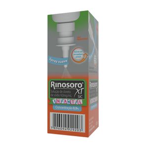Rinosoro Xt Sic 0,9% Infantil Solução Spray Uso Nasal 50ml