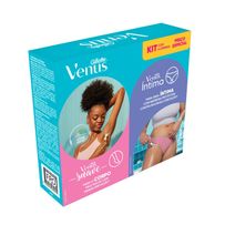 Kit Gillette Venus Aparelho de Depilar Suave para o Corpo 4 Unidades + Aparelho de Depilar íntima 2 Unidades